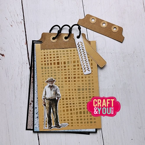 Szablon maska A6 Kratka SC015 Craft&amp;You Design