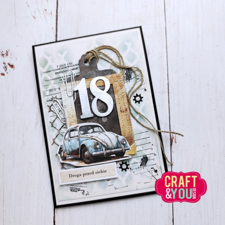 Stempel akrylowy Vintage Table CS058 Craft&amp;You Design