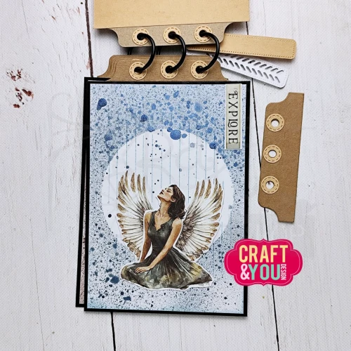 Stempel akrylowy Papier w linie CS057 Craft&amp;You Design