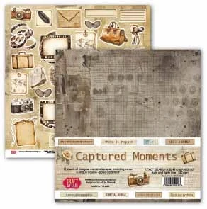 Zestaw papierów do scrapbookingu 30x30 Captured Moments CPS-CM30-6 Craft&amp;You Design