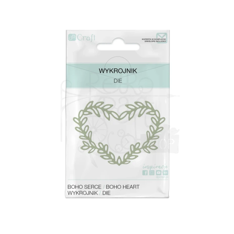 Wykrojnik Boho serce JCMA-214 dpCraft