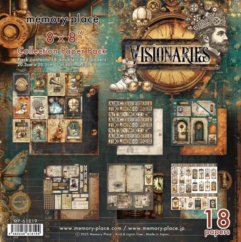 Zestaw papierów do scrapbookingu 20x20 Visionaries MP-61819 Memory Place
