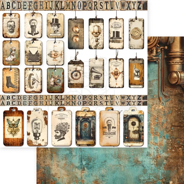 Zestaw papierów do scrapbookingu 20x20 Visionaries MP-61819 Memory Place