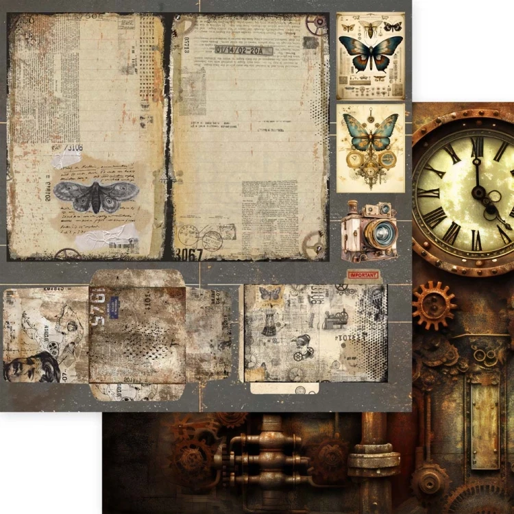 Zestaw papierów do scrapbookingu 20x20 Visionaries MP-61819 Memory Place