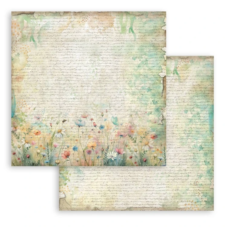 Zestaw papierów do scrapbookingu 20x20 Daisy Art - Tła - 10 arkuszy SBBS139 Stamperia