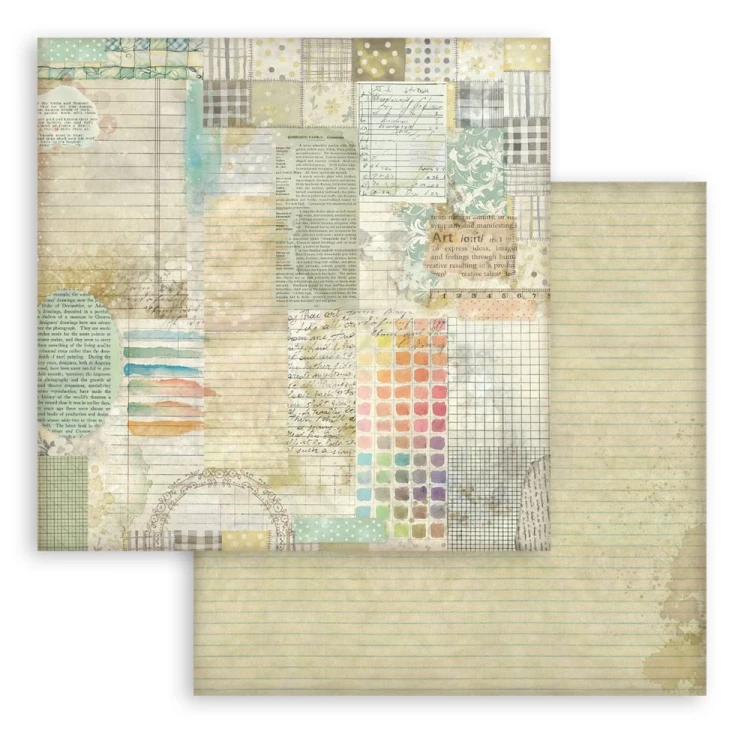 Zestaw papierów do scrapbookingu 20x20 Daisy Art - Tła - 10 arkuszy SBBS139 Stamperia