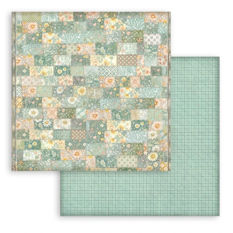 Zestaw papierów do scrapbookingu 20x20 Daisy Art - Tła - 10 arkuszy SBBS139 Stamperia