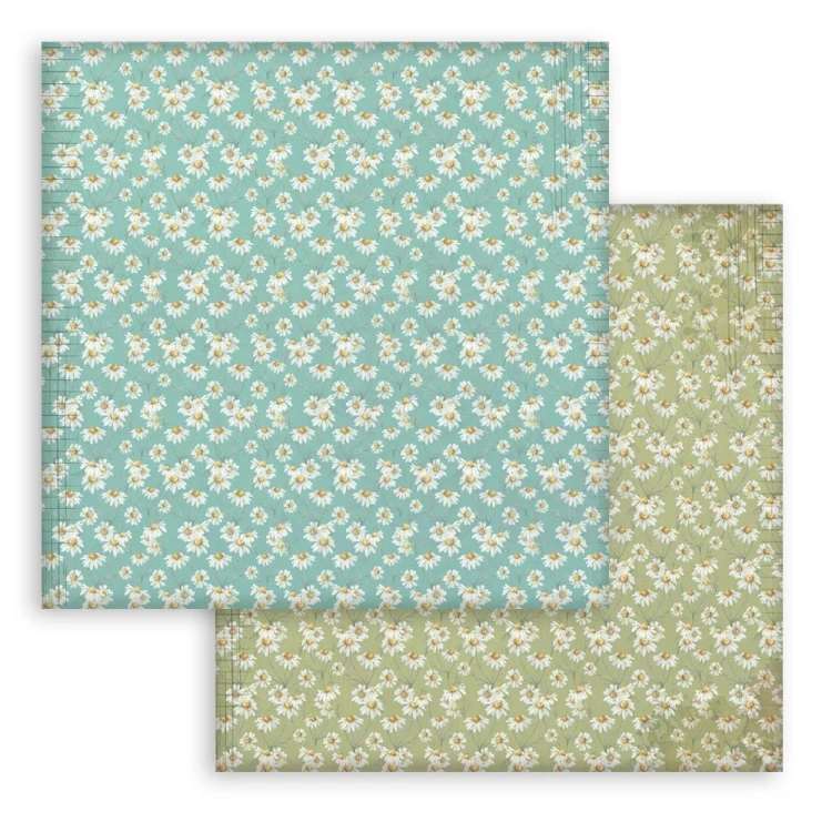 Zestaw papierów do scrapbookingu 20x20 Daisy Art - Tła - 10 arkuszy SBBS139 Stamperia