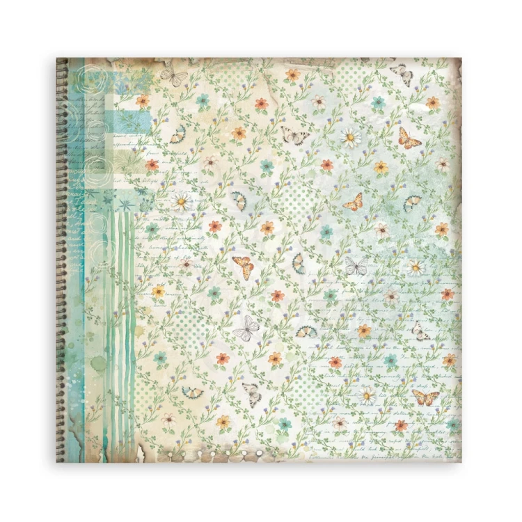 Zestaw papierów jednostronnych do scrapbookingu 20x20 Daisy Art 22 arkusze SBBSXB22 Stamperia