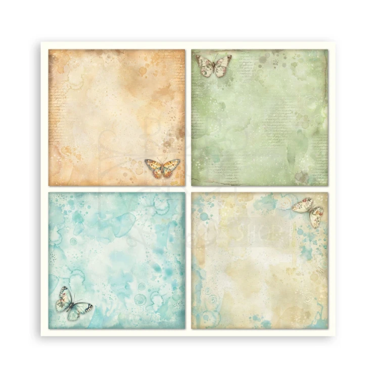 Zestaw papierów jednostronnych do scrapbookingu 20x20 Daisy Art 22 arkusze SBBSXB22 Stamperia