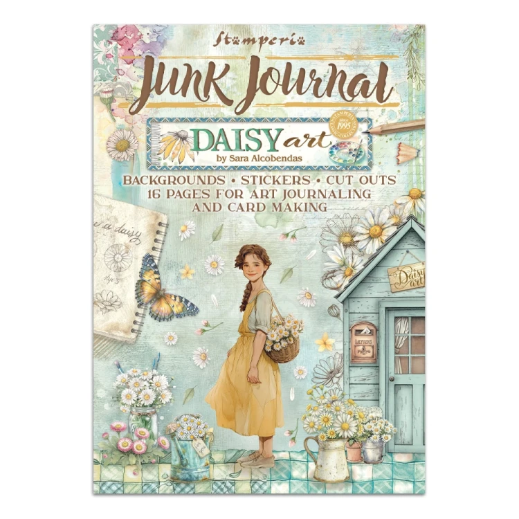 Junk Journal Daisy Art 16 kart SBJK14 Stamperia