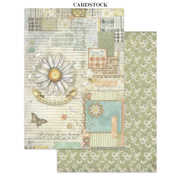 Junk Journal Daisy Art 16 kart SBJK14 Stamperia