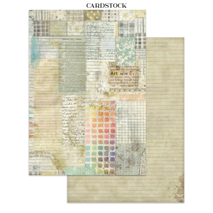 Junk Journal Daisy Art 16 kart SBJK14 Stamperia
