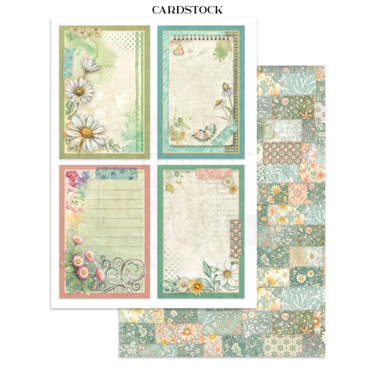 Junk Journal Daisy Art 16 kart SBJK14 Stamperia