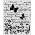 Szablon maska 20x25cm Daisy Art - List i motyl KSTD199 Stamperia