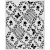Szablon maska 20x25cm Daisy Art - Tekstura motyl i kwiatki KSTD198 Stamperia