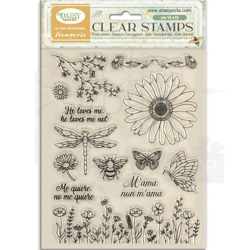 Stempel akrylowy 14x18cm Daisy Art WTK236 Stamperia