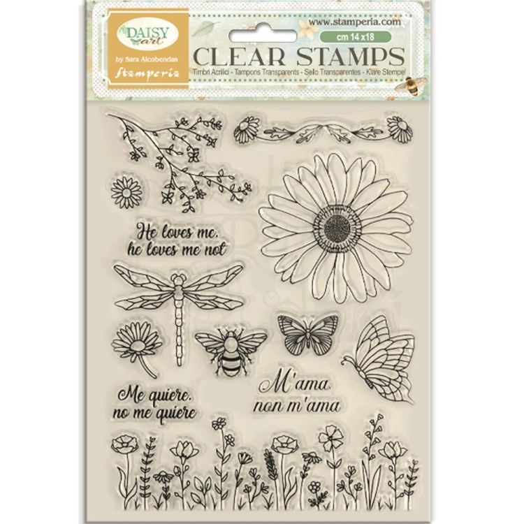 Stempel akrylowy 14x18cm Daisy Art WTK236 Stamperia