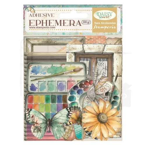 Ozdoby papierowe samoprzylepne Ephemera Daisy Art DFLCT74 Stamperia