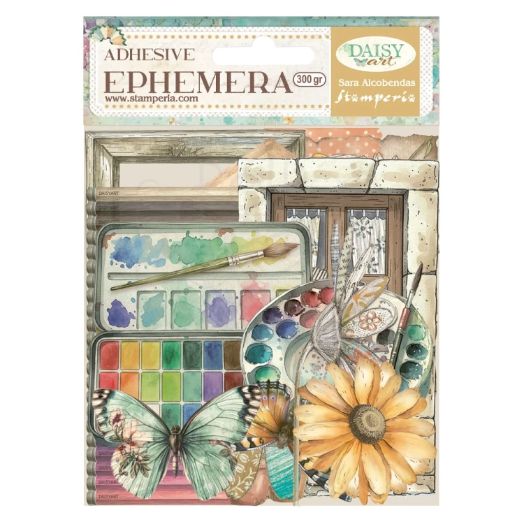 Ozdoby papierowe samoprzylepne Ephemera Daisy Art DFLCT74 Stamperia
