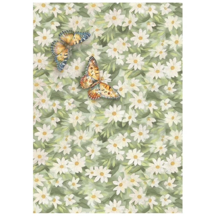 Papier ryżowy A6 Daisy Art 8szt DFSA6X04 Stamperia