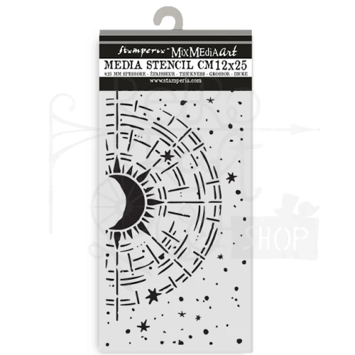 Szablon maska 12x25cm Secret Diary - Astrolabium KSTDL150 Stamperia