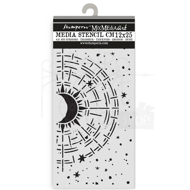 Szablon maska 12x25cm Secret Diary - Astrolabium KSTDL150 Stamperia