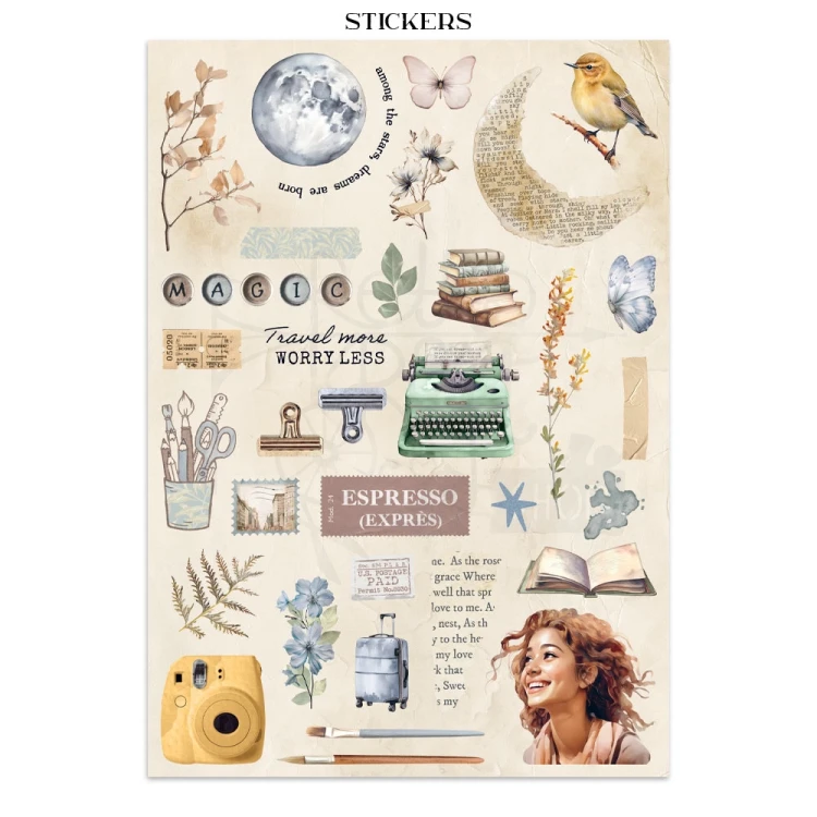 Junk Journal Secret Diary 16 kart SBJK15 Stamperia