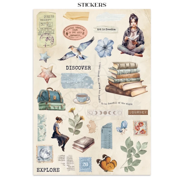 Junk Journal Secret Diary 16 kart SBJK15 Stamperia