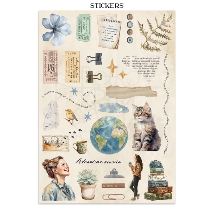 Junk Journal Secret Diary 16 kart SBJK15 Stamperia