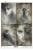 Papier ryżowy do decoupage A4 Twarze i kruki R2720 ITD Collection