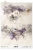 Papier ryżowy do decoupage A4 Motywy kwiatowe R2702 ITD Collection