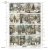 Papier ryżowy do decoupage A4 Zimowe miasteczko retro R2668 ITD Collection