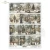 Papier ryżowy do decoupage A4 Zimowe miasteczko retro R2668 ITD Collection