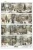 Papier ryżowy do decoupage A4 Zimowe miasteczko retro R2668 ITD Collection