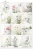 Papier ryżowy do decoupage A4 Kwiaty R2604 ITD Collection