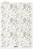 Papier ryżowy do decoupage A4 Tło kwiatowe vintage R2598 ITD Collection