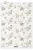 Papier ryżowy do decoupage A4 Tło kwiatowe vintage R2597 ITD Collection