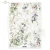 Papier ryżowy do decoupage A4 Tło kwiatowe vintage R2596 ITD Collection