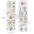 Rub-on Luxe Transfer 8.3x29.2cm Fleur De Frame 2 arkusze 681890 Prima