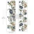 Rub-on Luxe Transfer 8.3x29.2cm Whispers Of Indigo 2 arkusze 680428 Prima