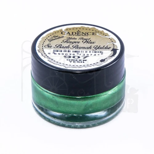 Wosk postarzający Finger Wax 20ml zielony FW907 Cadence