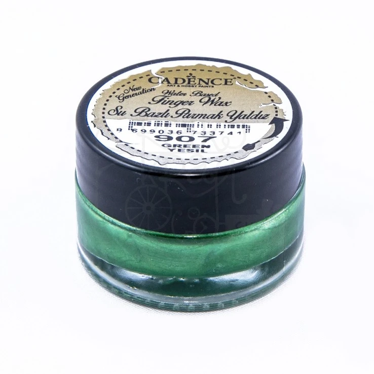 Wosk postarzający Finger Wax 20ml zielony FW907 Cadence