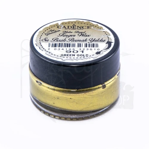 Wosk postarzający Finger Wax 20ml zielone złoto FW901 Cadence