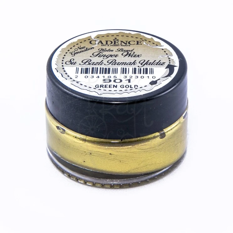 Wosk postarzający Finger Wax 20ml zielone złoto FW901 Cadence