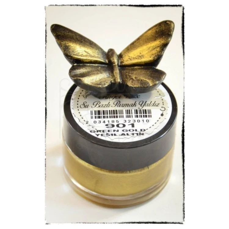 Wosk postarzający Finger Wax 20ml zielone złoto FW901 Cadence