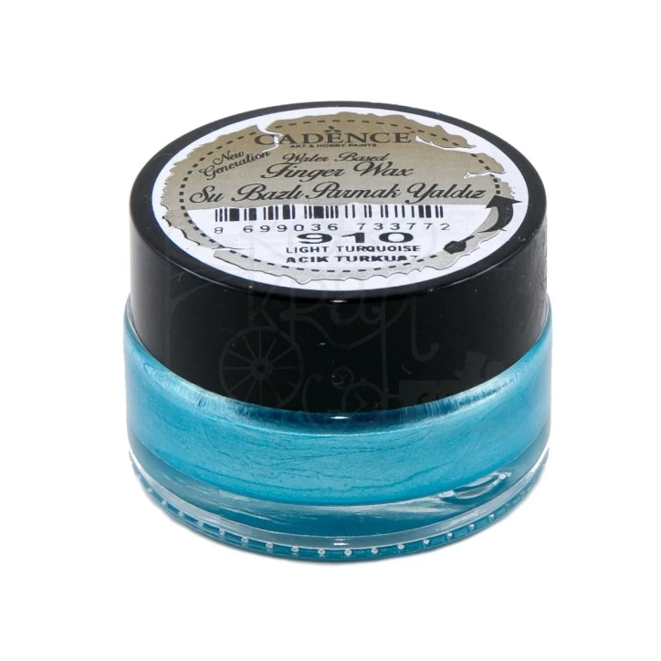 Wosk postarzający Finger Wax 20ml jasny turkus FW910 Cadence