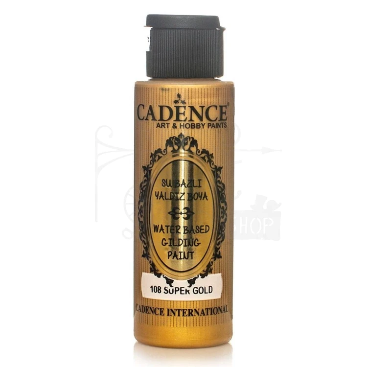 Farba akrylowa metalizowana Gilding 70ml super złoto FMDZ108-70 Cadence