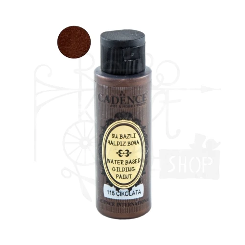 Farba akrylowa metalizowana Gilding 70ml czekolada FMDZ115-70 Cadence