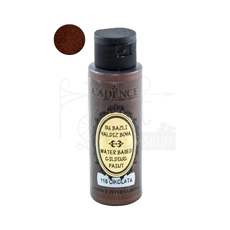 Farba akrylowa metalizowana Gilding 70ml czekolada FMDZ115-70 Cadence